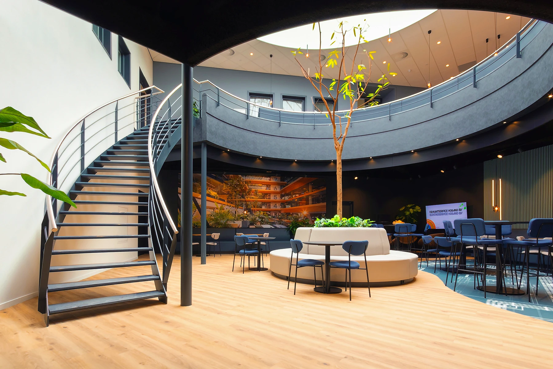 Sfeervolle personeelsruimte Keukens en interieurs